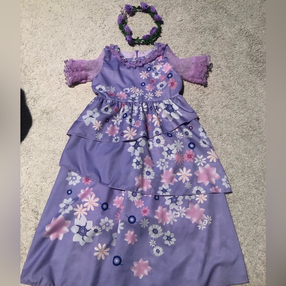 4T/5T Isabella Encanto Dress and flower crown